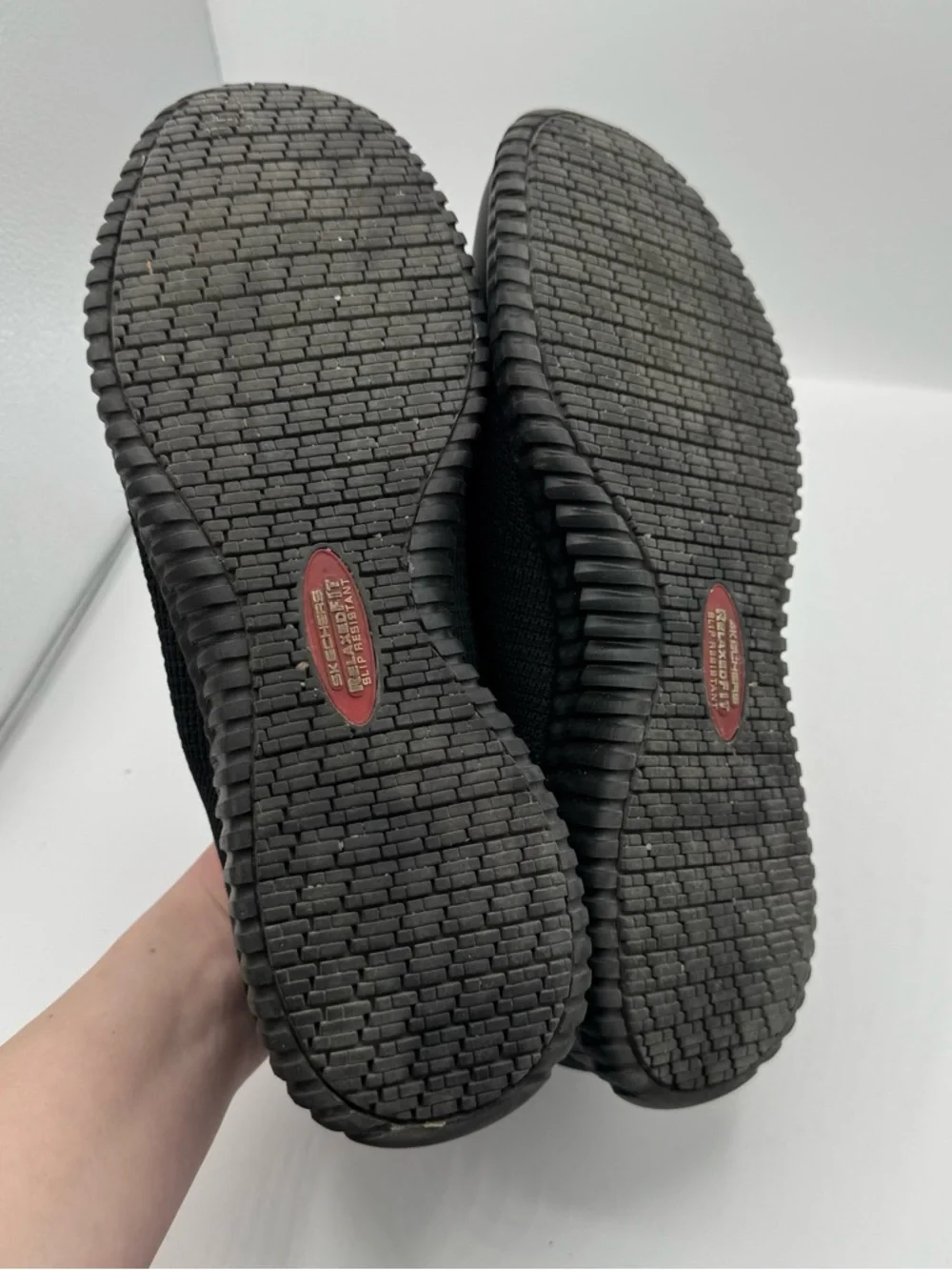 Skechers Work‎ Slip-Ins Cessnock - Gwynedd men’s size 9.5 Black slip resistant